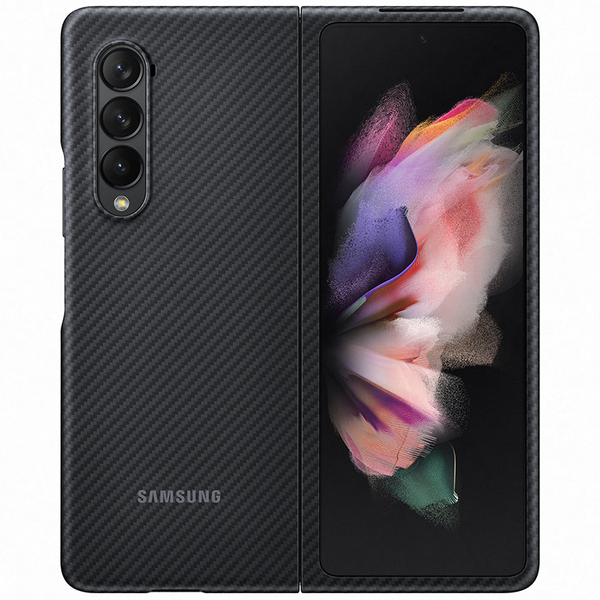 Samsung Z Fold3 Aramid Cover - fodral, Svart