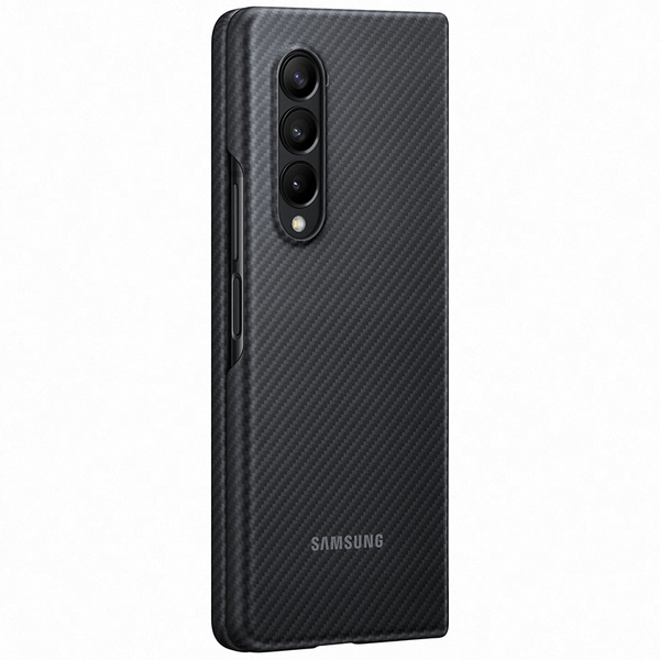Samsung Z Fold3 Aramid Cover - fodral, Svart