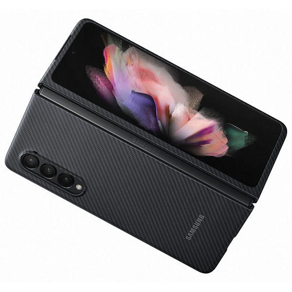 Samsung Z Fold3 Aramid Cover - fodral, Svart