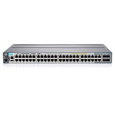 Aruba 2920-48G POE+ Switch 48x 10/100/1000T PoE+ ports with 4 SFP Combo ports (PoE budget700 W). One 1050 W 100-240VAC (J9737A) removable power supply. Two empt