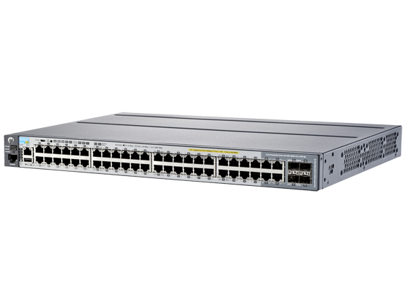 Aruba 2920-48G POE+ Switch 48x 10/100/1000T PoE+ ports with 4 SFP Combo ports (PoE budget700 W). One 1050 W 100-240VAC (J9737A) removable power supply. Two empt