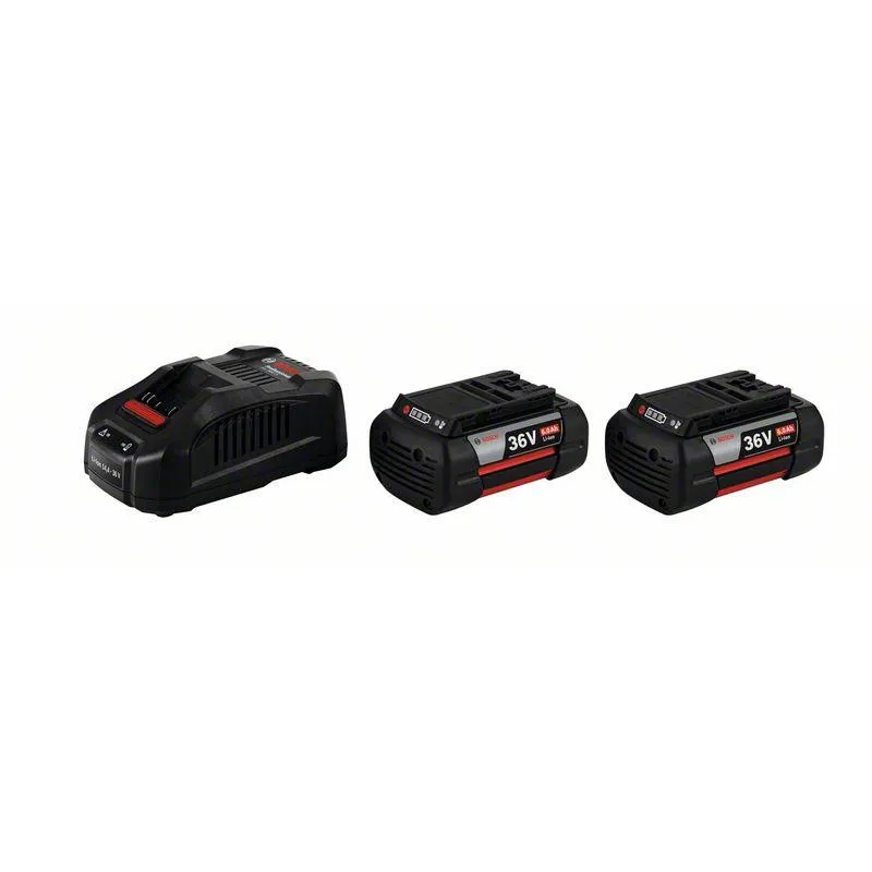 Bosch starter set 36V (2x GBA 36V 6.0Ah + GAL 3680 CV Professional) (black, 2x battery + charger)