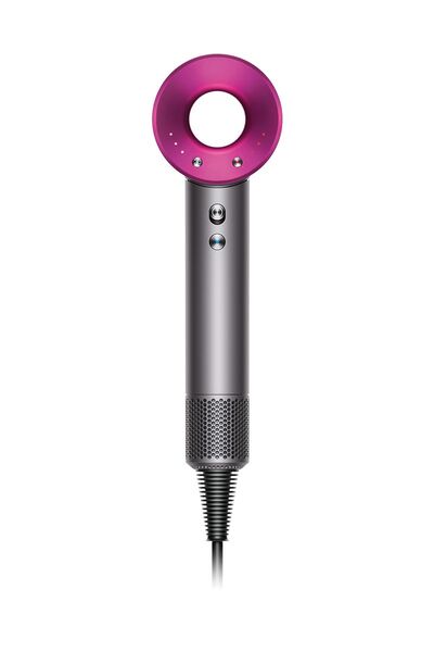 Dyson Supersonic 1600 W -hiustenkuivaaja, rauta/fuksia
