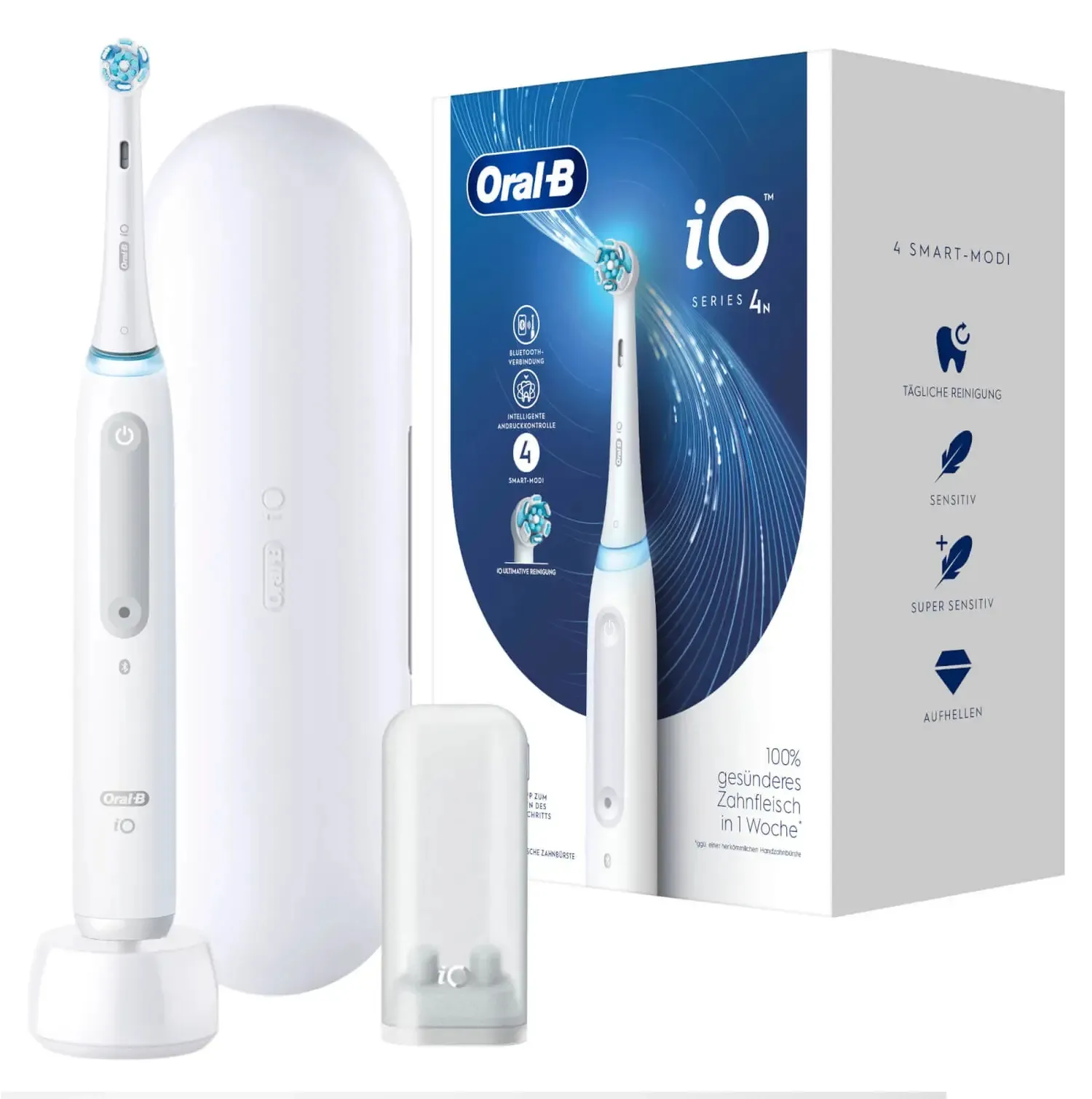 Oral-B iO Series 4 - eltandborste, vit