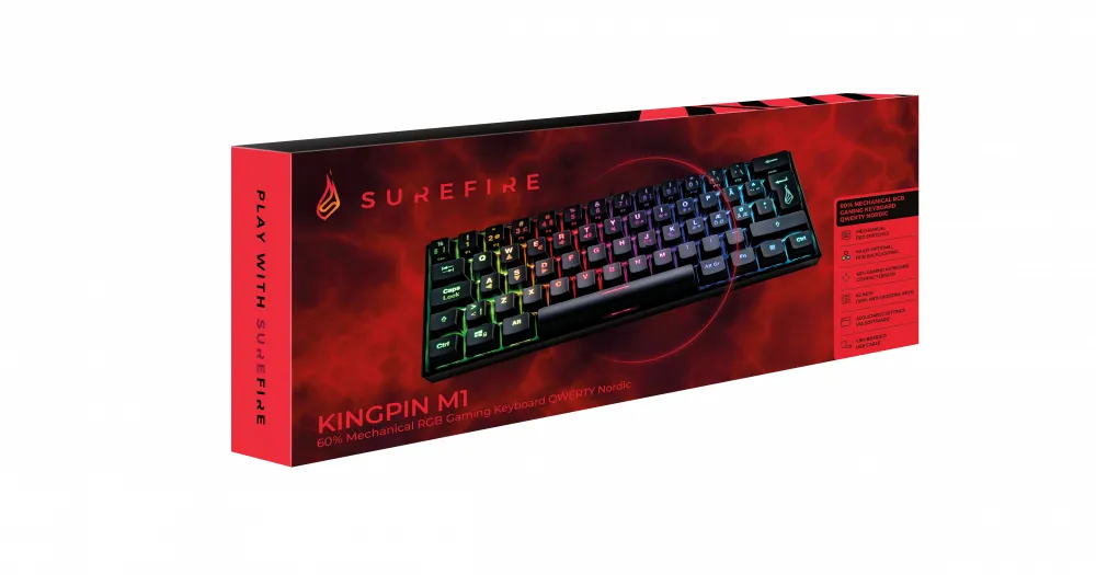 Surefire KingPin M1  - gaming keyboard, Black