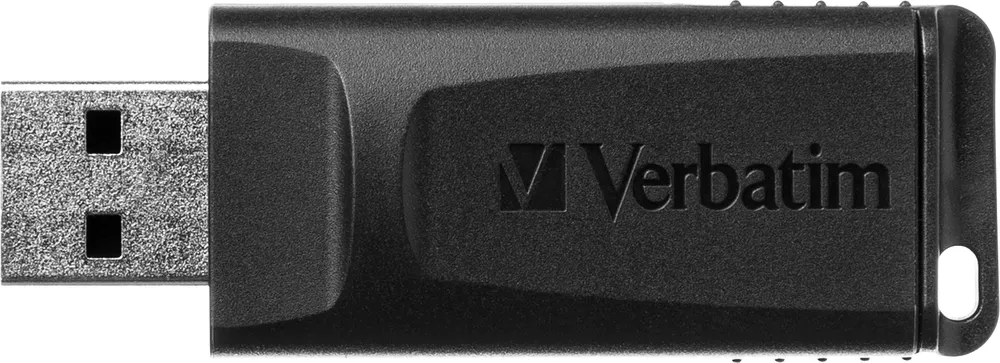 Verbatim 128 GB STORE N GO SLIDER USB 2.0 -muistitikku, Musta