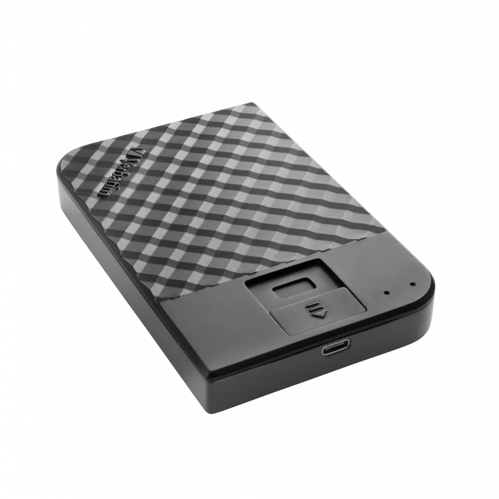 Verbatim Fingerprint Secure 2 TB - extern hårddisk , Svart