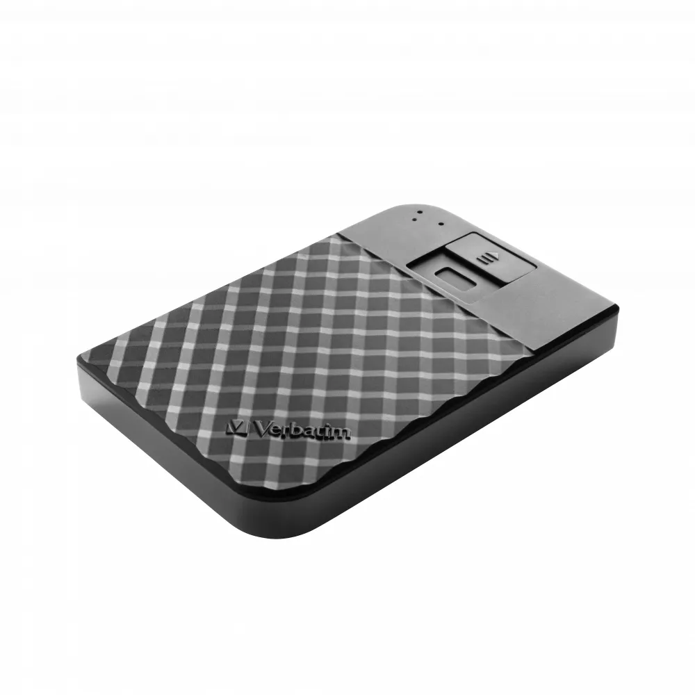 Verbatim Fingerprint Secure 2 TB - extern h&aring;rddisk , Svart