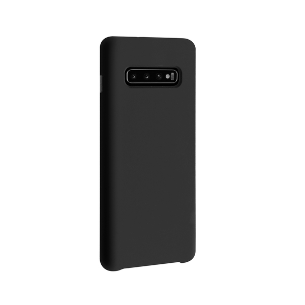 Vivanco Silicone Case Galaxy S10, Musta