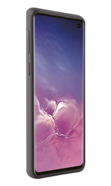 Vivanco Silicone Case Galaxy S10, Musta