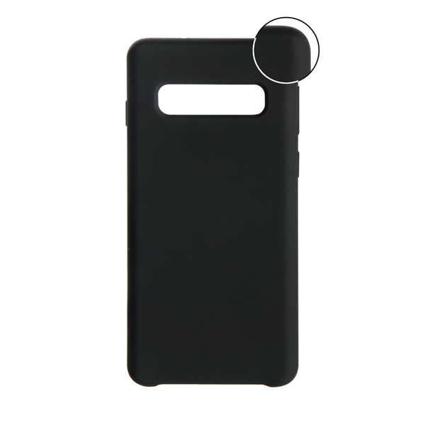 Vivanco Silicone Case Galaxy S10, Musta