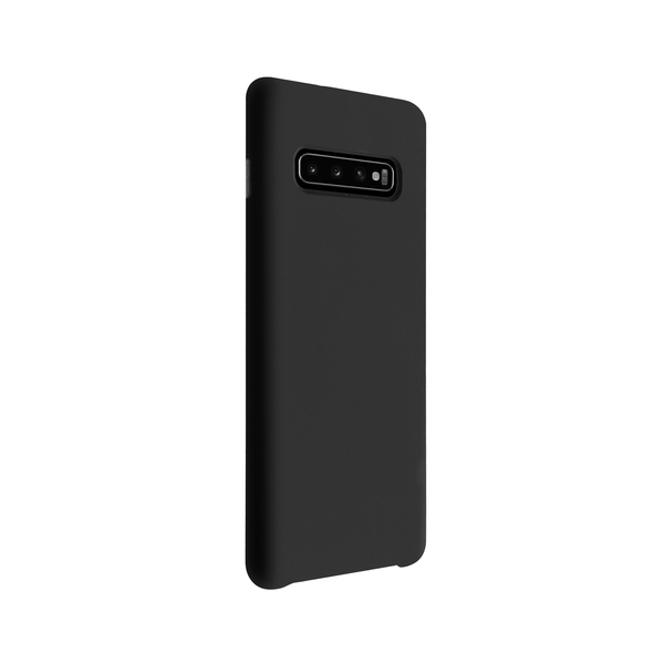 Vivanco Silicone Case Galaxy S10, Musta