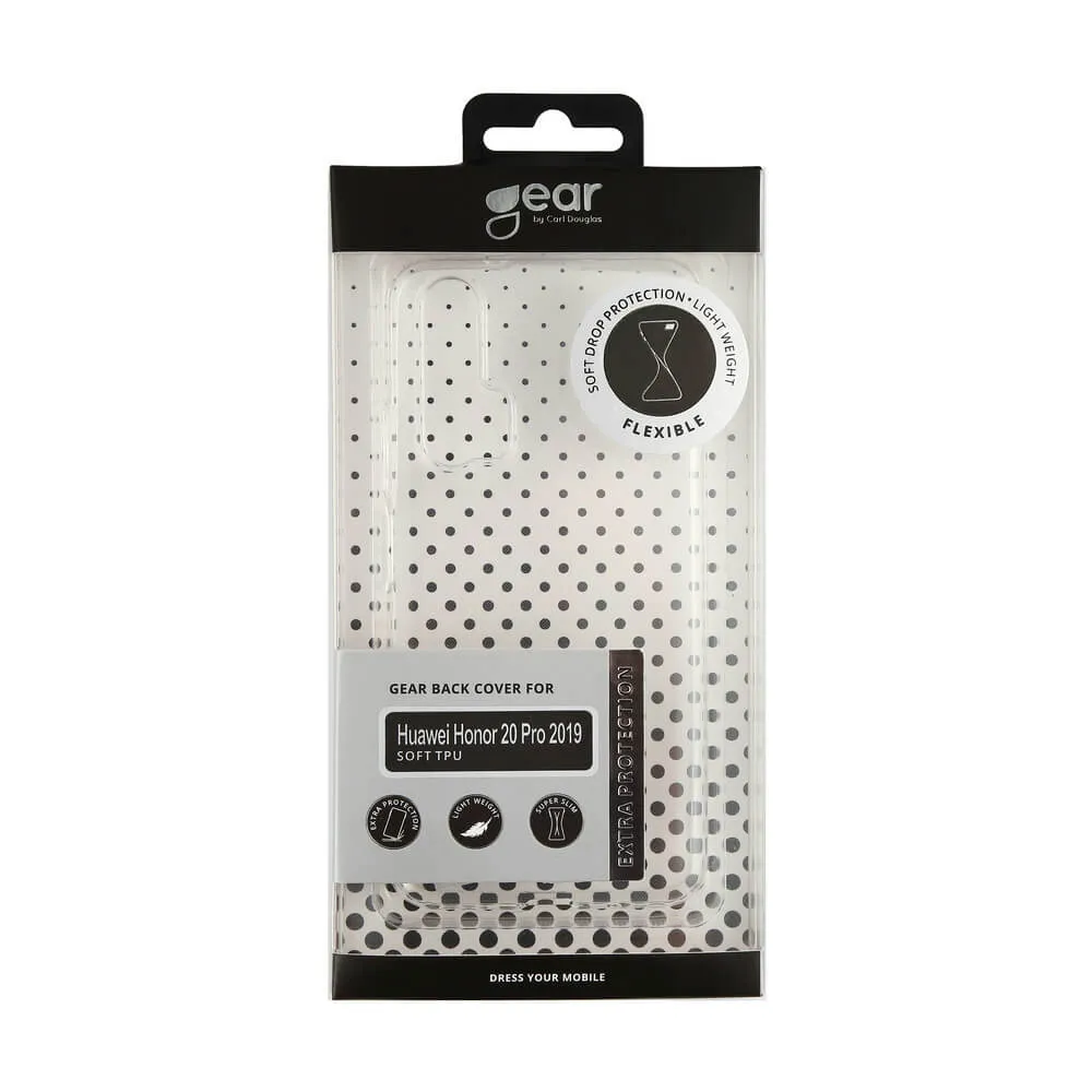 GEAR TPU, Honor 20 Pro - fodral, Transparent