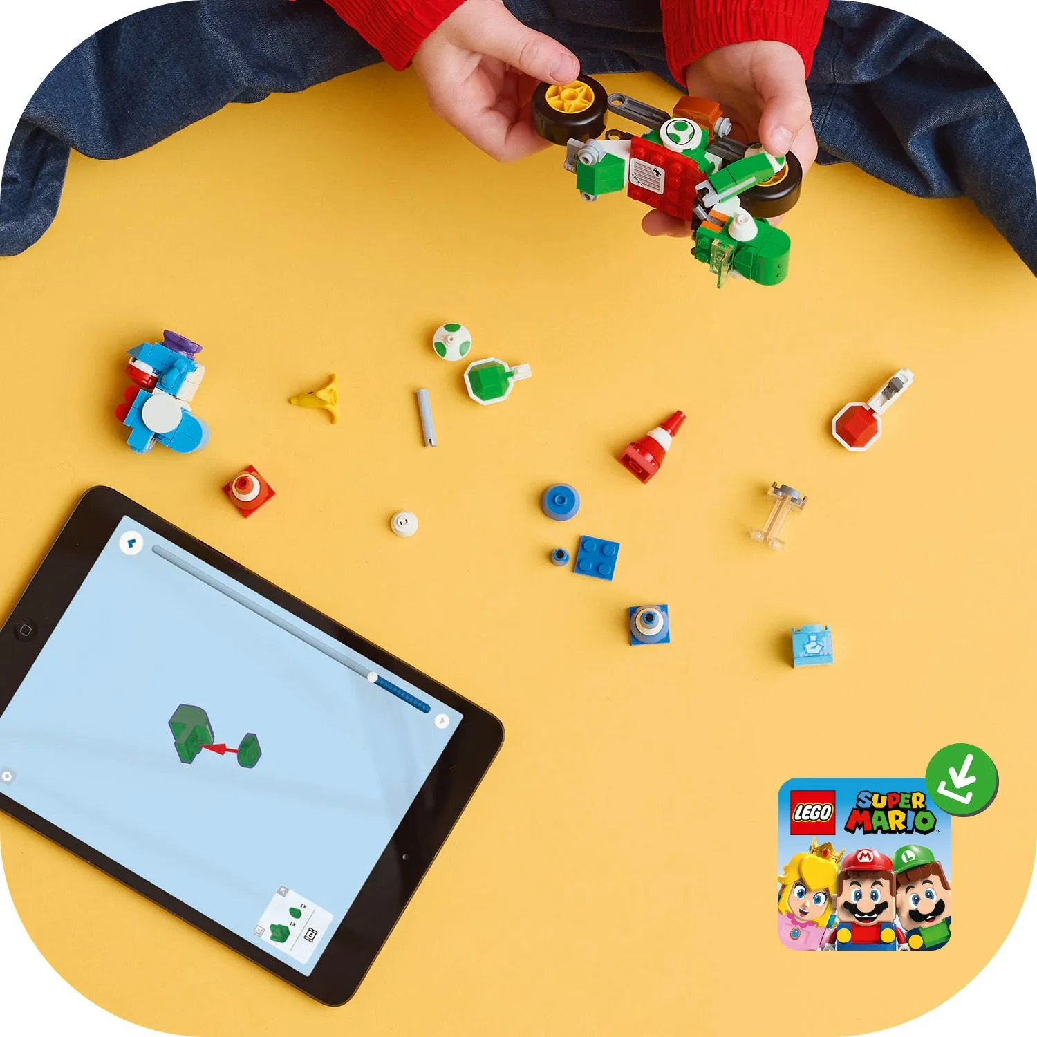 LEGO Super Mario Mario Kart &ndash; Yoshi Bike 72031