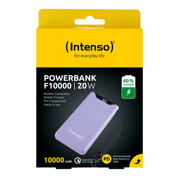 Intenso F10000 - powerbank, 10000 mAh, Purple
