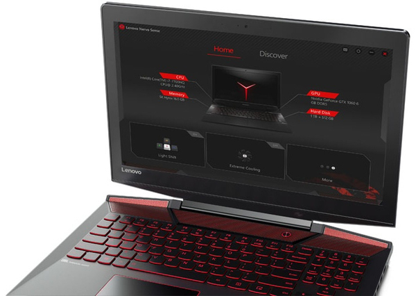 Lenovo 15.6" Legion Y720, Geforce GTX 1060 6GB, Win 10 ‐pelikannettava