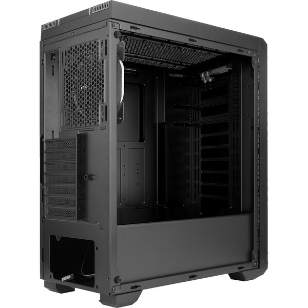 Inter-Tech S-3901 Impulse Midi-Tower Case with RGB lighting, Black