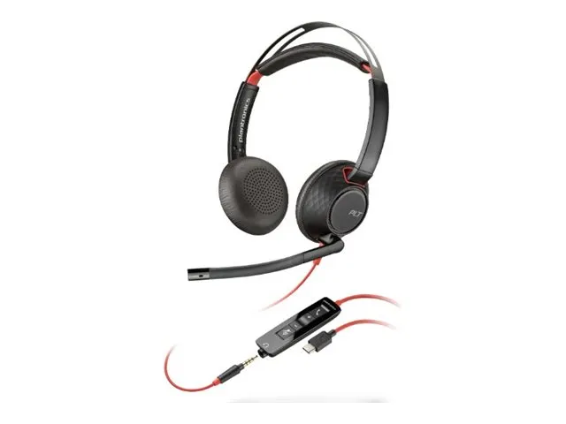 HP Poly Backwire 5220 Stereo USB-C - headset, black