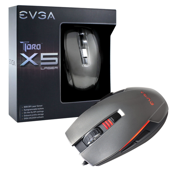 TorQ X5L Laser Gaming Maus