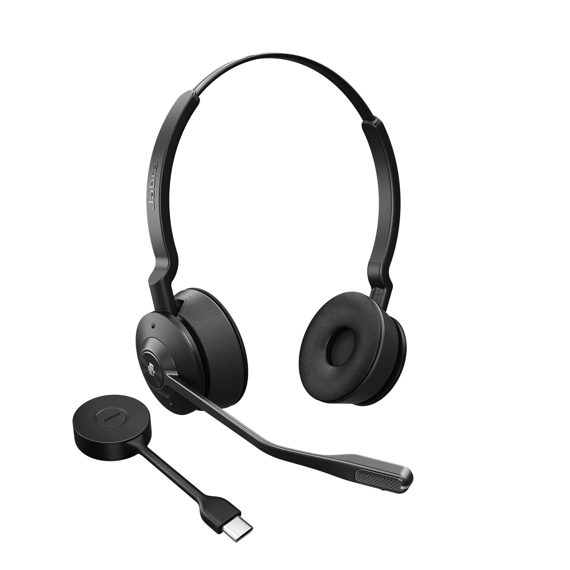 Jabra Engage 55 MS USB-C DECT -langattomat kuulokkeet mikrofonilla, musta
