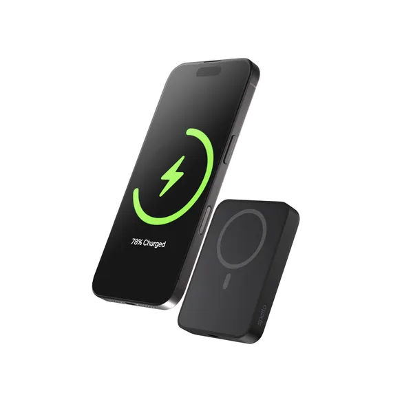 Spello ForcePack SM31 5000 Wireless Power Bank - black