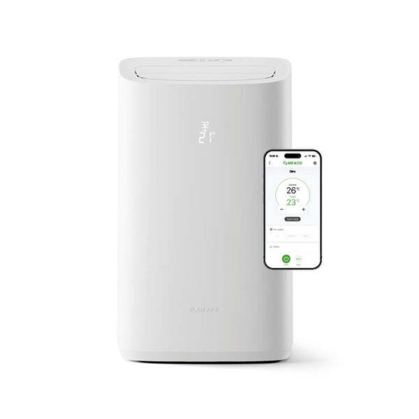MEACO Cirro+ 14000 BTU Inverter Smart portabel luftkonditionering - Varm kiselsten