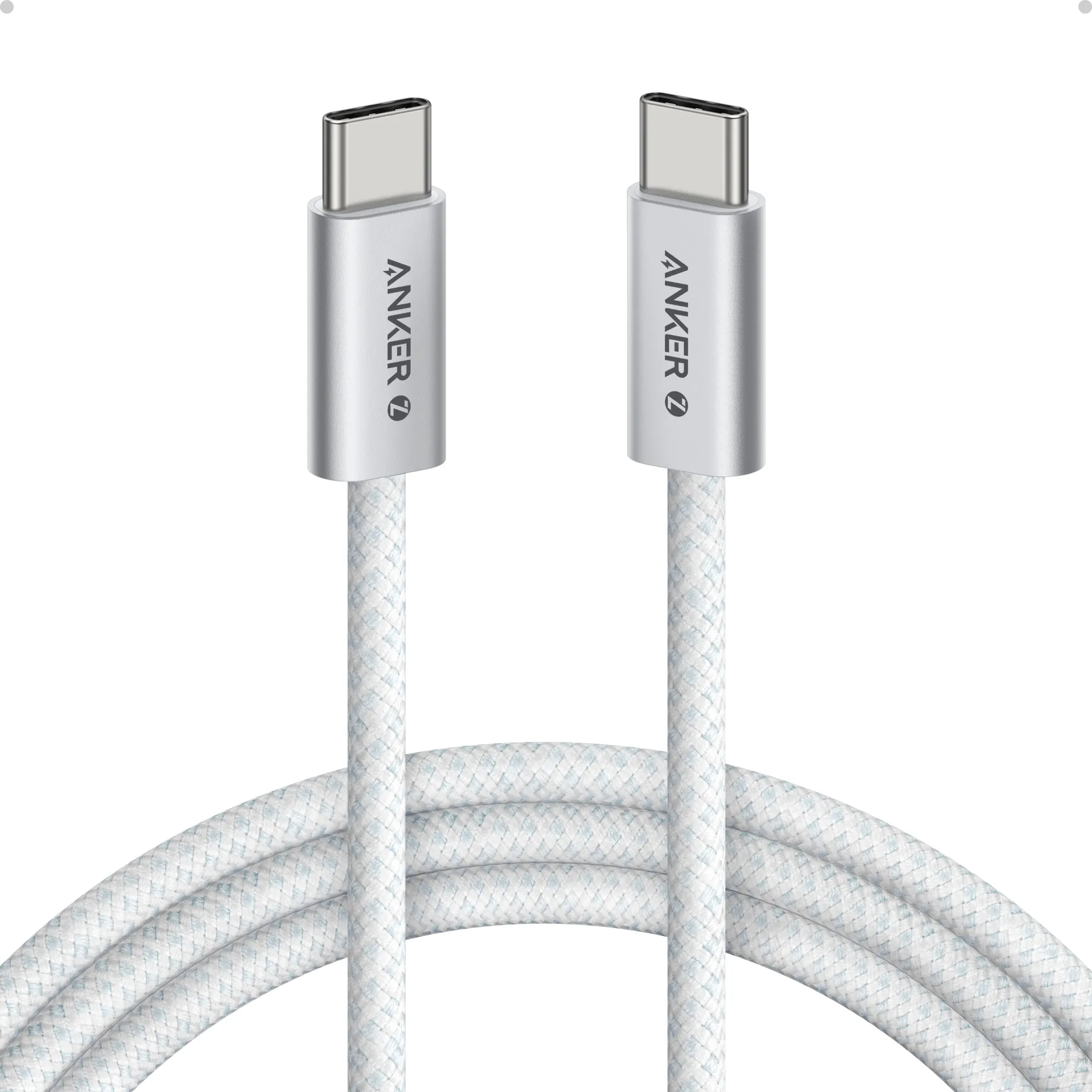 Anker Zolo USB-C cable, 240W, 1 m, White