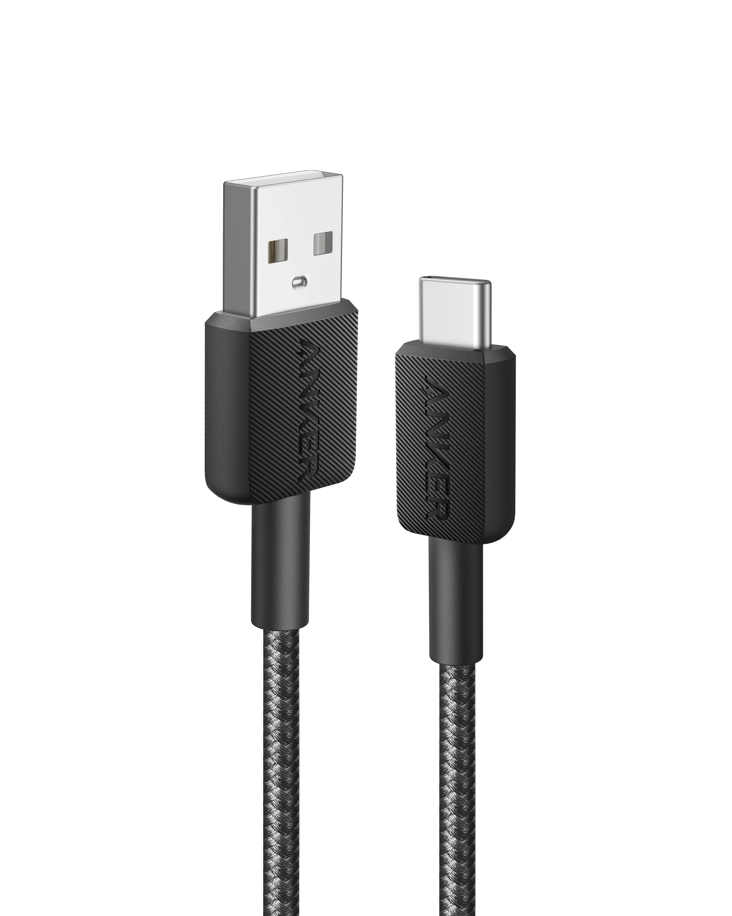 Anker 322 USB-A - USB-C - cable, Black, 1.8m