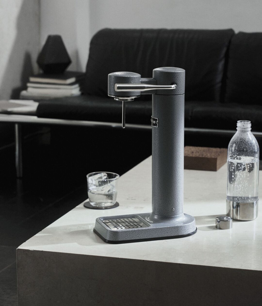 Aarke Carbonator 3 - sparkling water maker, Hammertone Grey