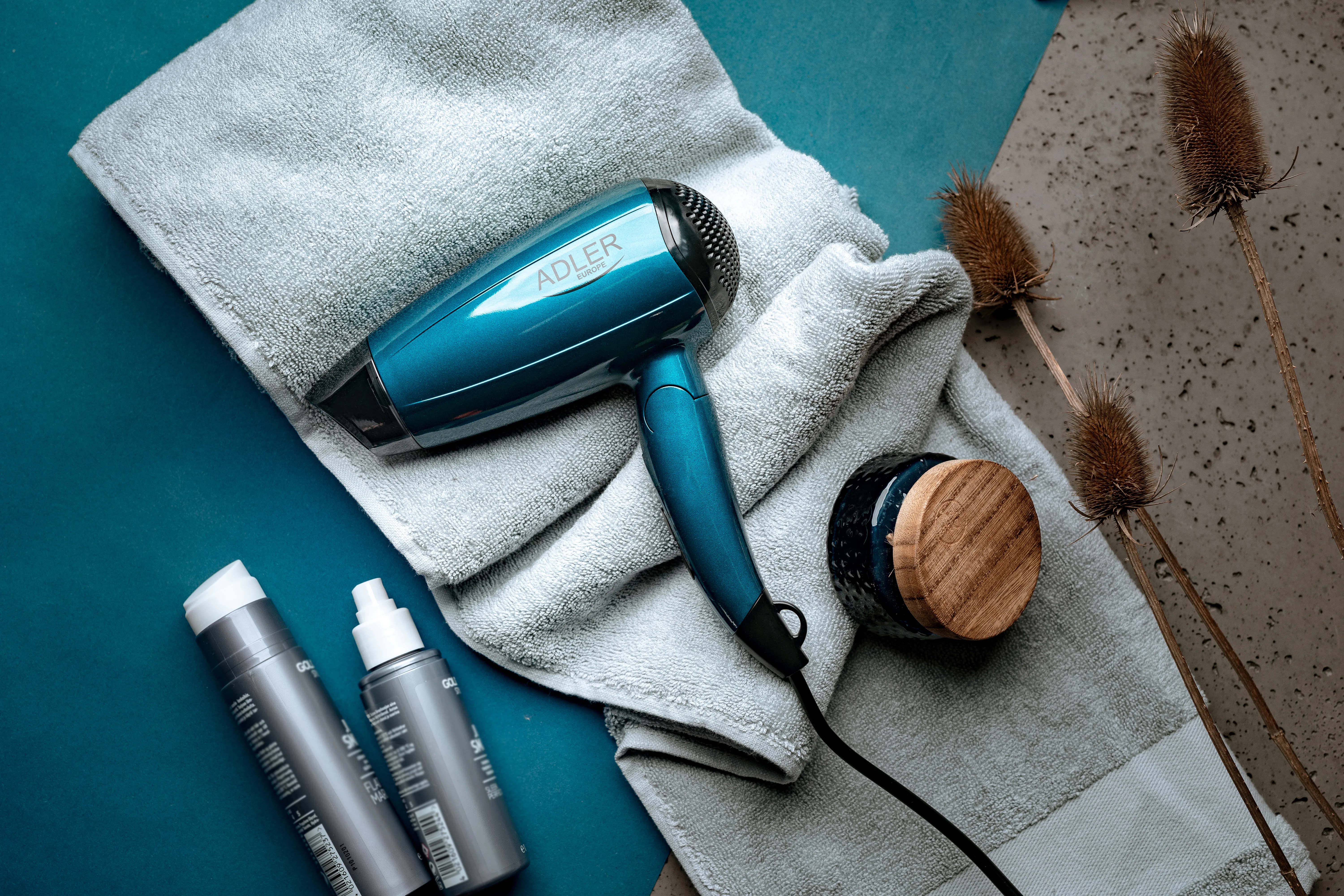 ADLER AD 2263 1800W Hair Dryer, Blue
