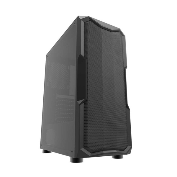 DARKFLASH Aquarius Mesh Midi-Tower Case with window, Black