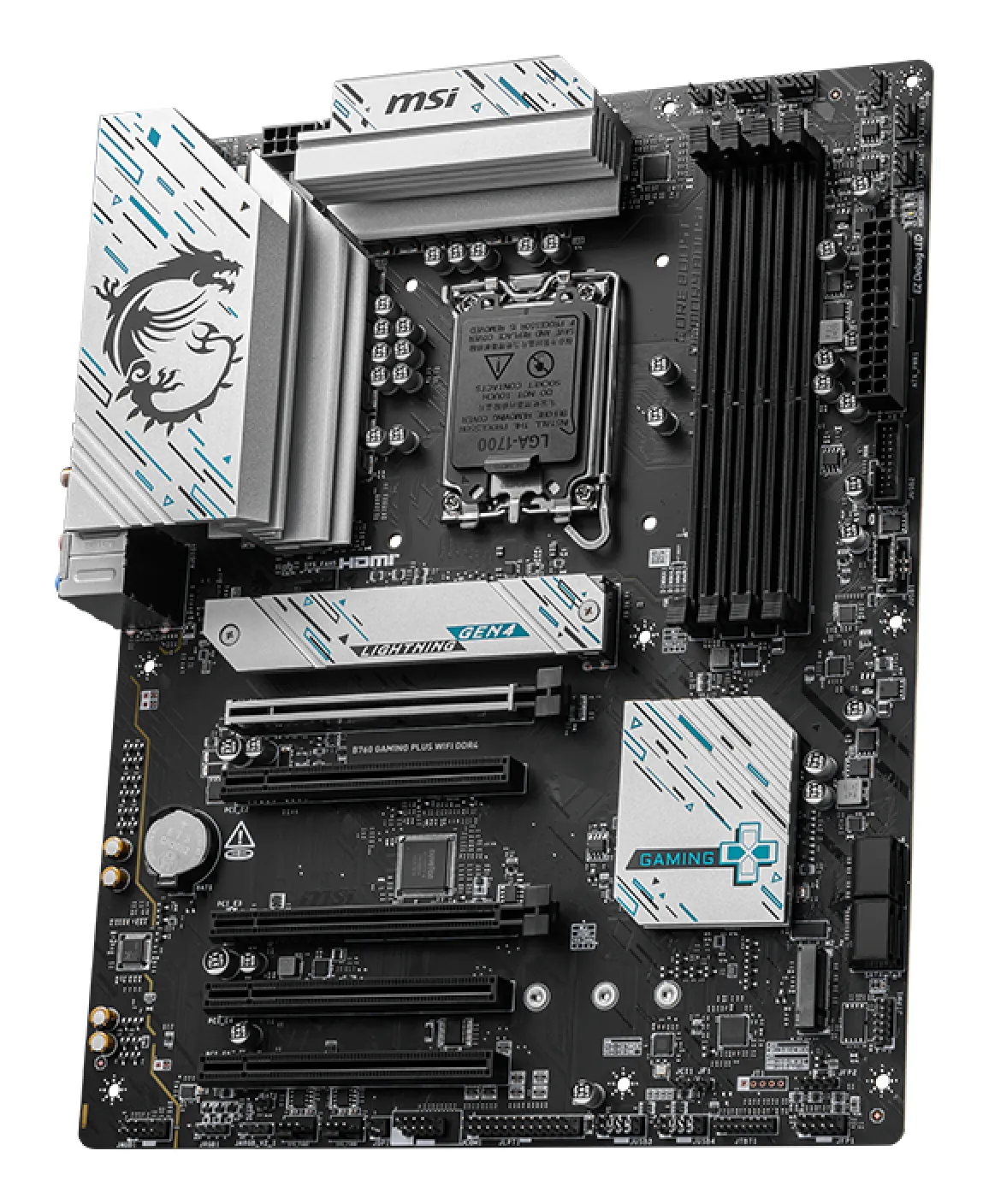 MSI B760 GAMING PLUS WIFI DDR4 ATX - motherboard