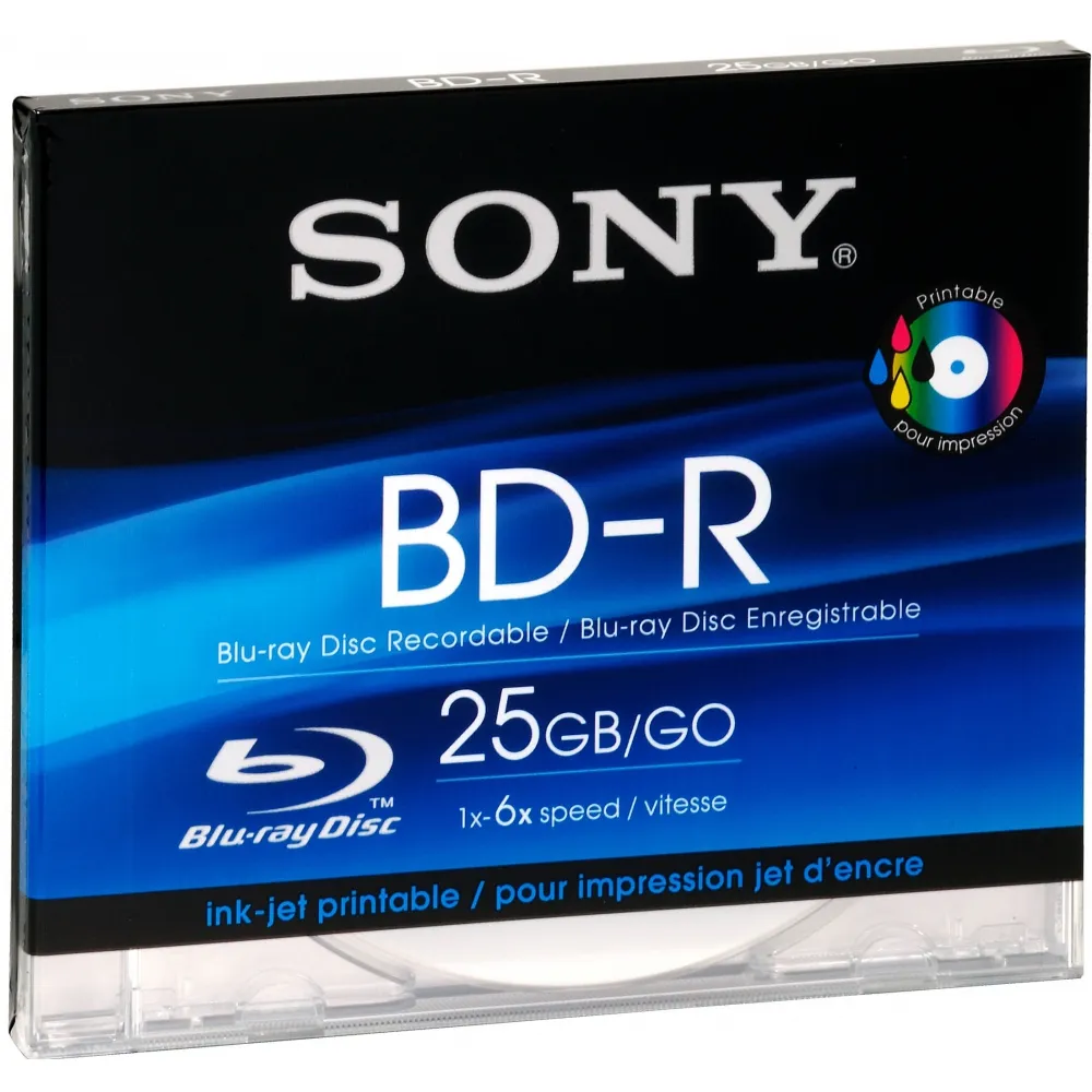 Blu Ray 25GB 6x velocity, JC x1 IJ prnt