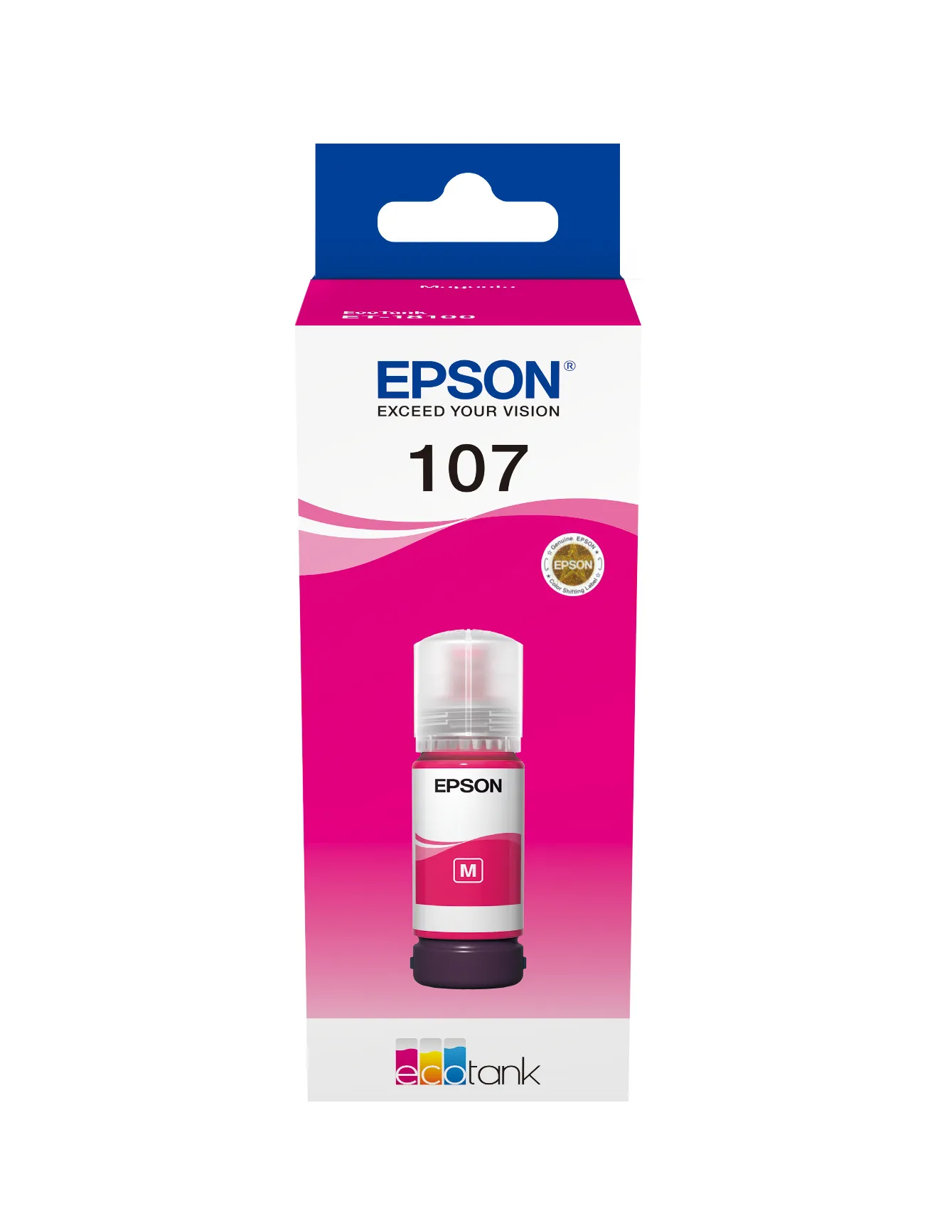 Epson 107 EcoTank-mustepullo, 70 ml, magenta
