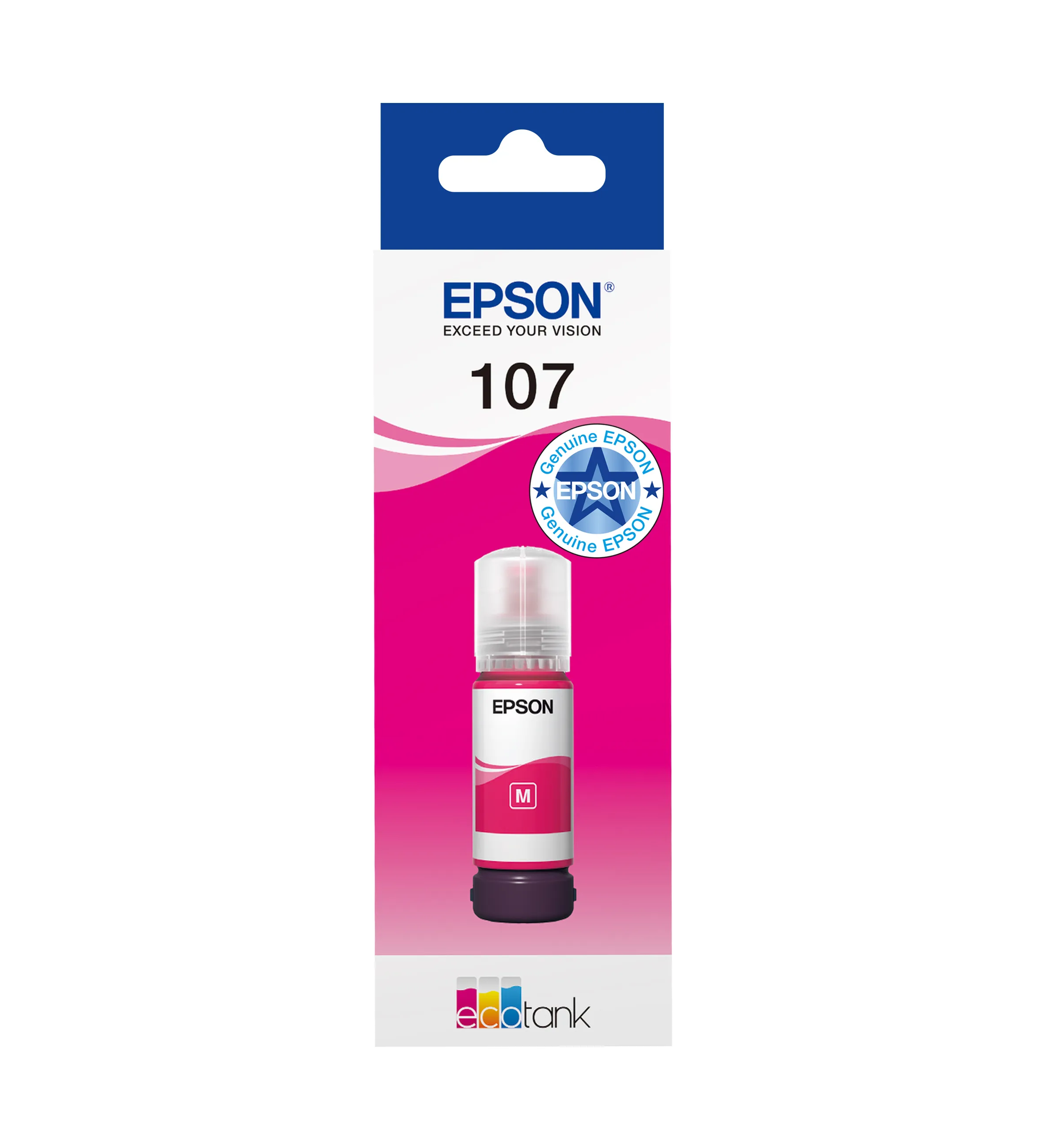 Epson 107 EcoTank-mustepullo, 70 ml, magenta
