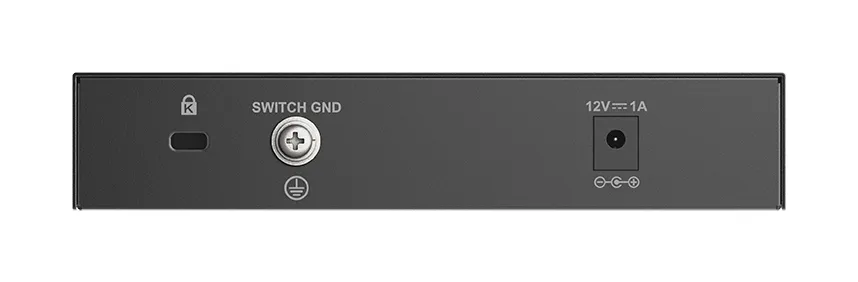 D-Link DMS-108/E - hallitsematon 8-porttinen 2,5 gigabitin Ethernet-kytkin, Musta