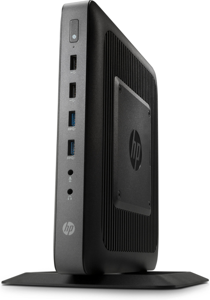 HP Flexible Thin Client t620 - Thin client - torni - 1 x GX-217GA 1.65 GHz - RAM 4 Gt - SSD 8 Gt - Radeon HD 8280E - GigE - HP ThinPro GT 32-bit - monitori: ei