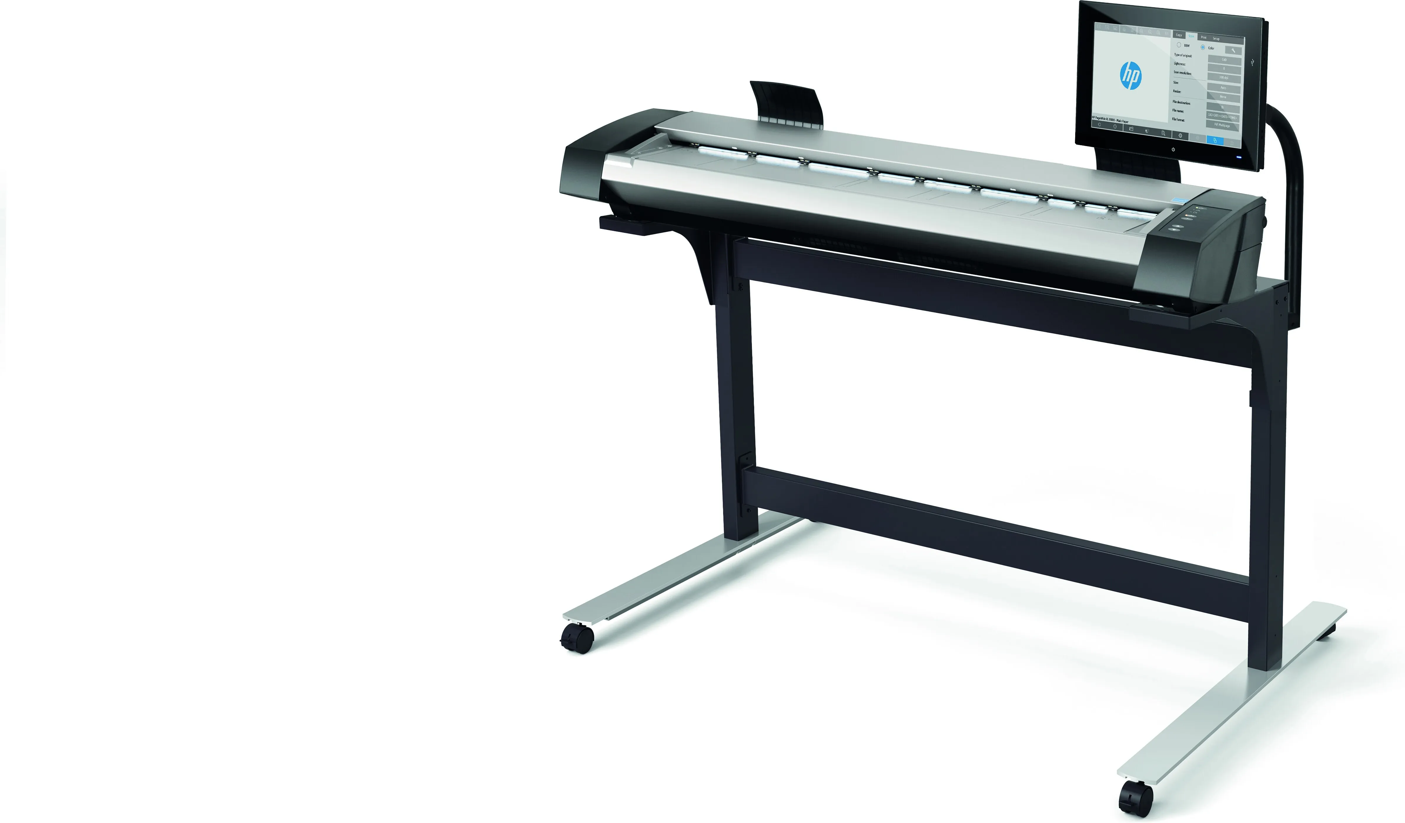 HP Designjet SD Pro Scanner - Rullaskanneri - Rulla (111,8 cm) - 1200 dpi x 1200 dpi - USB 3.0, Gigabit LAN malleihin DesignJet T1530, T930, Z2600 PostScript