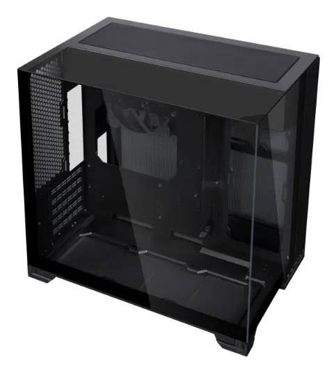 Lian Li O11 Vision-M micro-ATX chassi med f&ouml;nster, svart