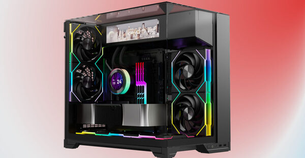 Lian Li O11 Vision-M Micro-ATX Case with window, Black