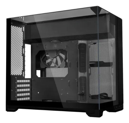 Lian Li O11 Vision-M micro-ATX chassi med f&ouml;nster, svart