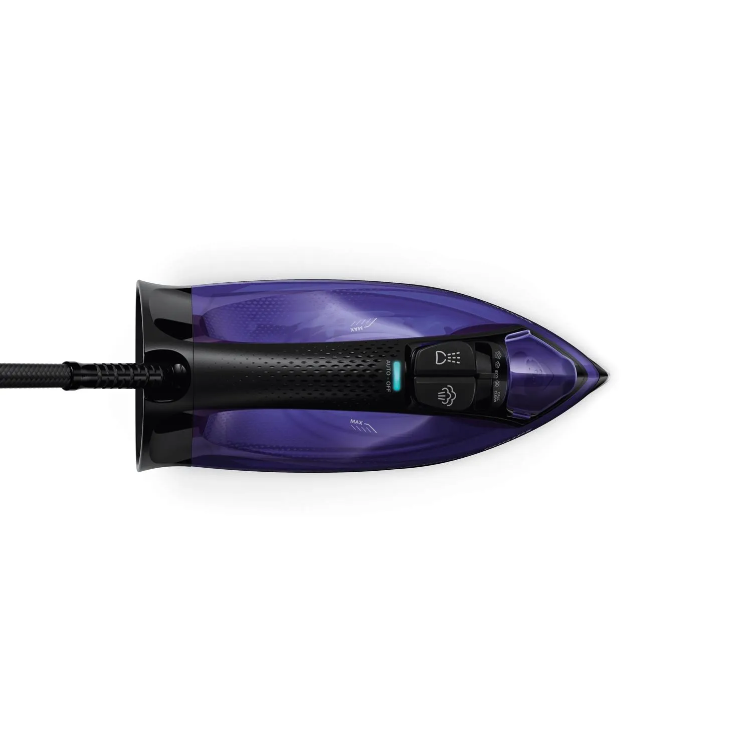 Philips PerfectCare GC3925/30 Steam Iron, 2500W, 0.3L, Black/Purple