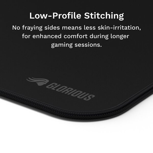 GLORIOUS GMP 2 Edgeless Cloth Gaming Mousepad, 610x355 mm, Black