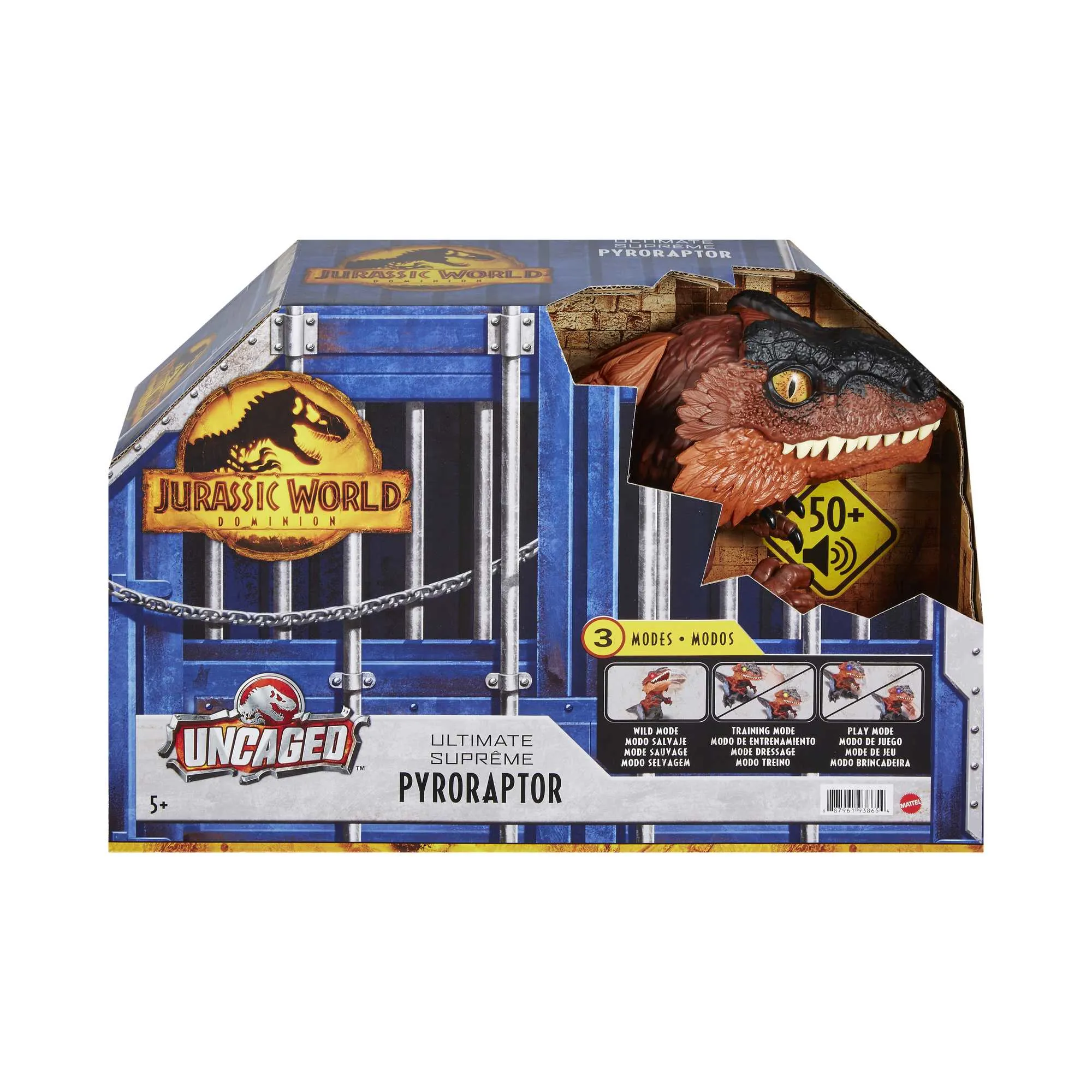 Mattel Jurassic World Uncaged Ultimate Fire Dino Toy Figure