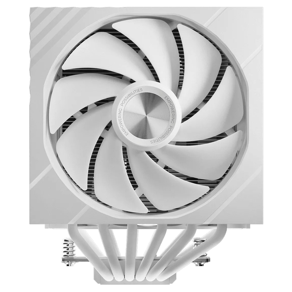 TRYX TURRIS 620 CPU Air Cooler - White, 2 x 120 mm, 5.0-inch IPS Display