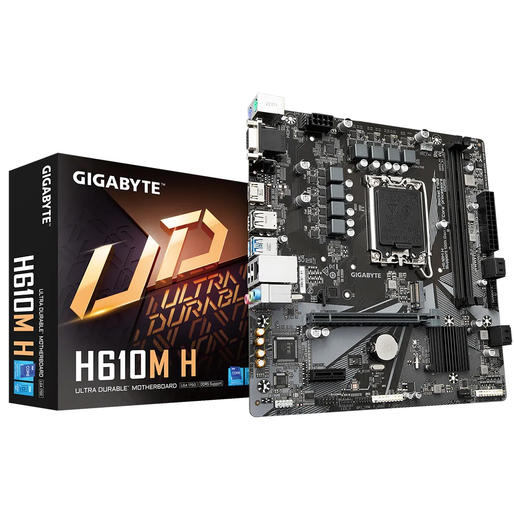 Gigabyte H610M H LGA1700 mATX - motherboard