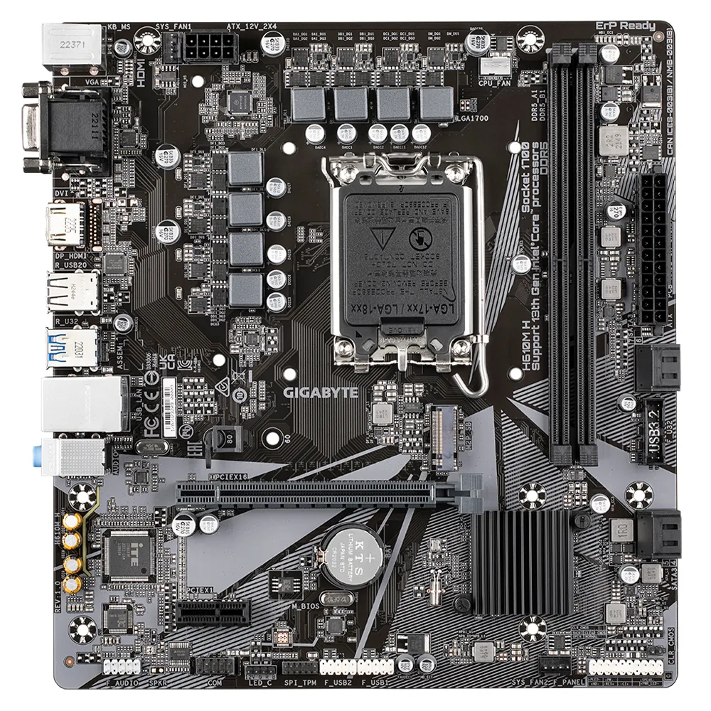 Gigabyte H610M H LGA1700 mATX - motherboard