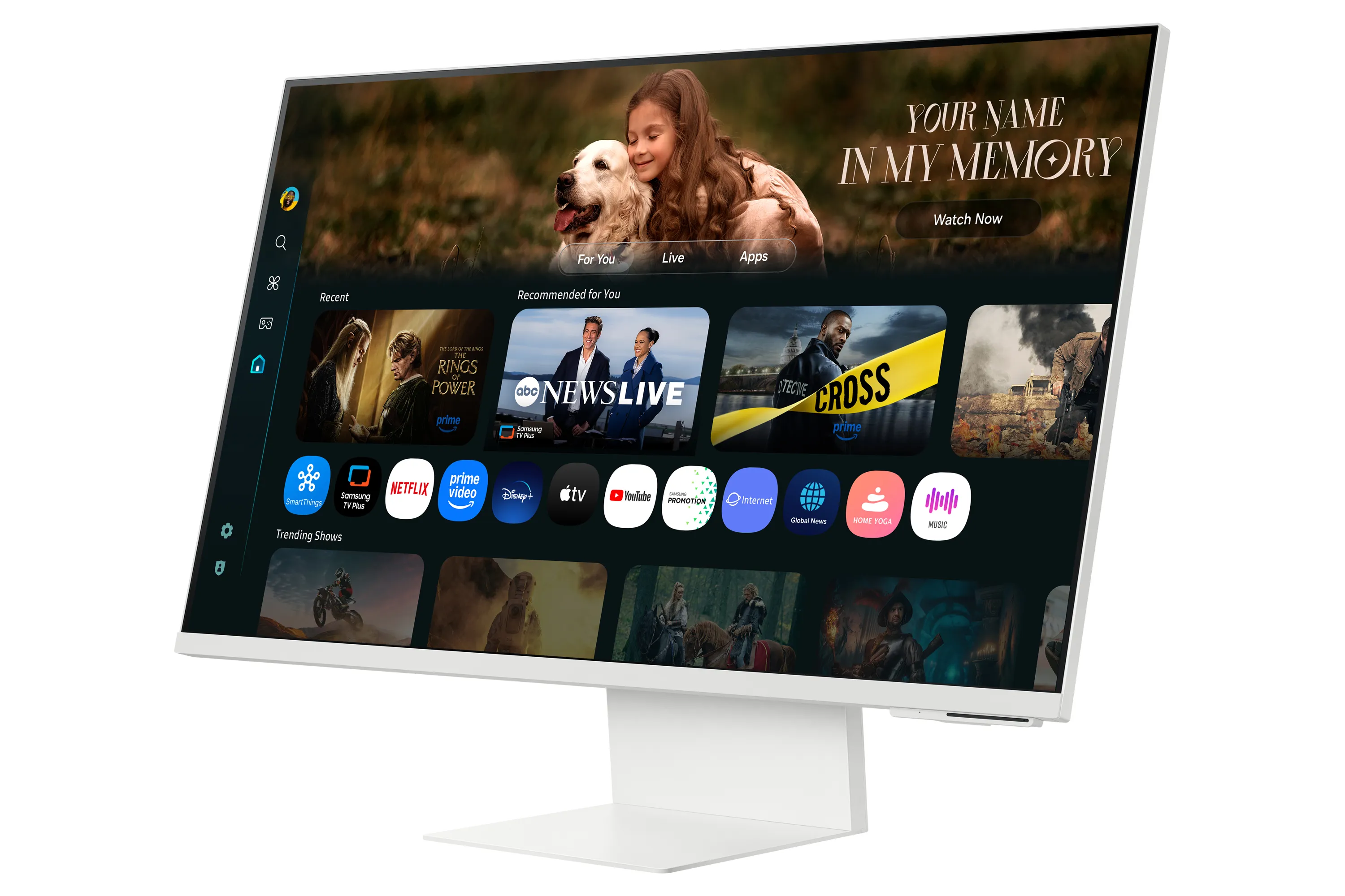 Samsung Smart Monitor M80F 32&quot; 4K UHD, VA sk&auml;rm med USB-C hub