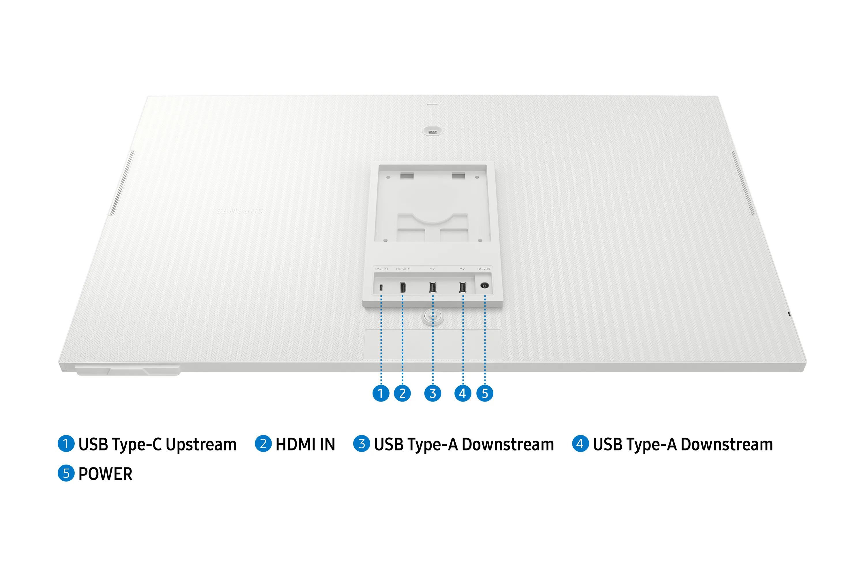 Samsung Smart Monitor M80F 32" 4K UHD, VA skärm med USB-C hub