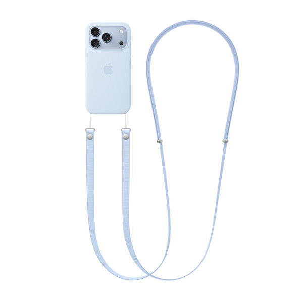 Apple Crossbody Strap, Crisp Blue
